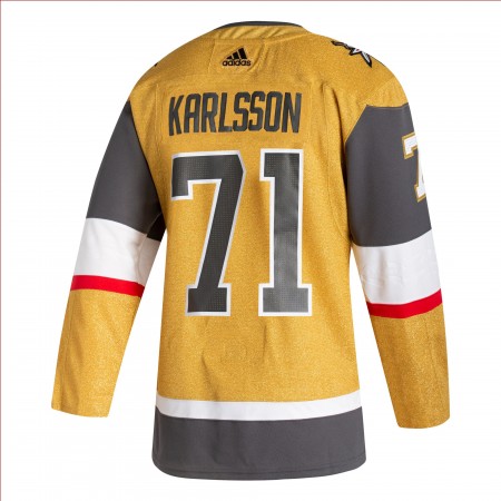 Pánské Hokejový Dres Gold Vegas Golden Knights Dresy William Karlsson 71 2020-21 Třetí Authentic